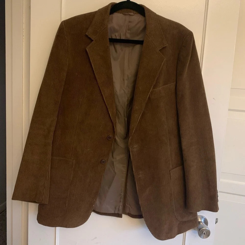 Vintage Sears from the 70's brown corduroy blazer - Picture 4 of 16